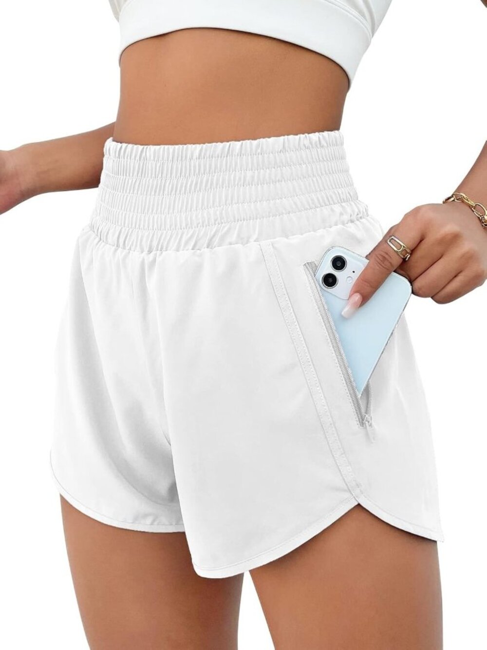 Comfy High Waisted 2.5" Athletic Shorts for Women with Pocket - Perfect for